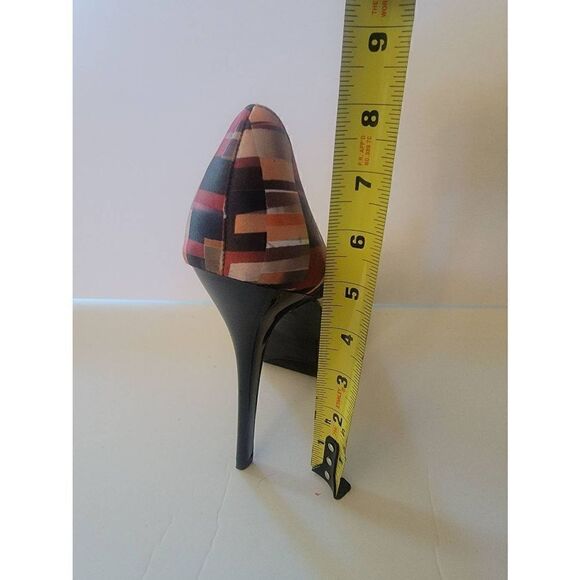 Carlos Santana Women's Multicolor Plaid Platform Stiletto Pumps Size 9 - Picture 7 of 7
